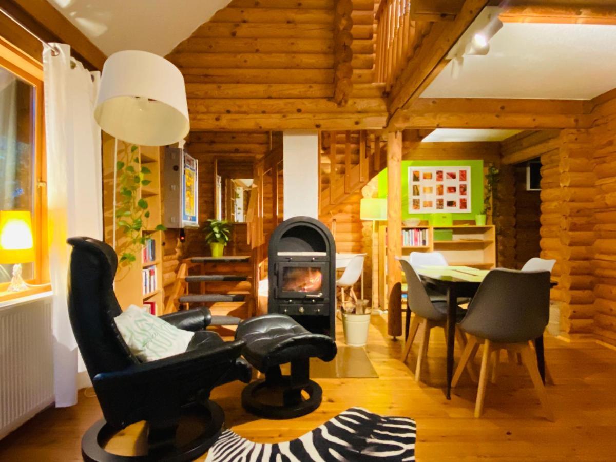 Eifel-Lounge Blockhaus Mit Kamin Garten Balkon Nahe Koeln Therme Bruehl Phantasialand Weilerswist Luaran gambar