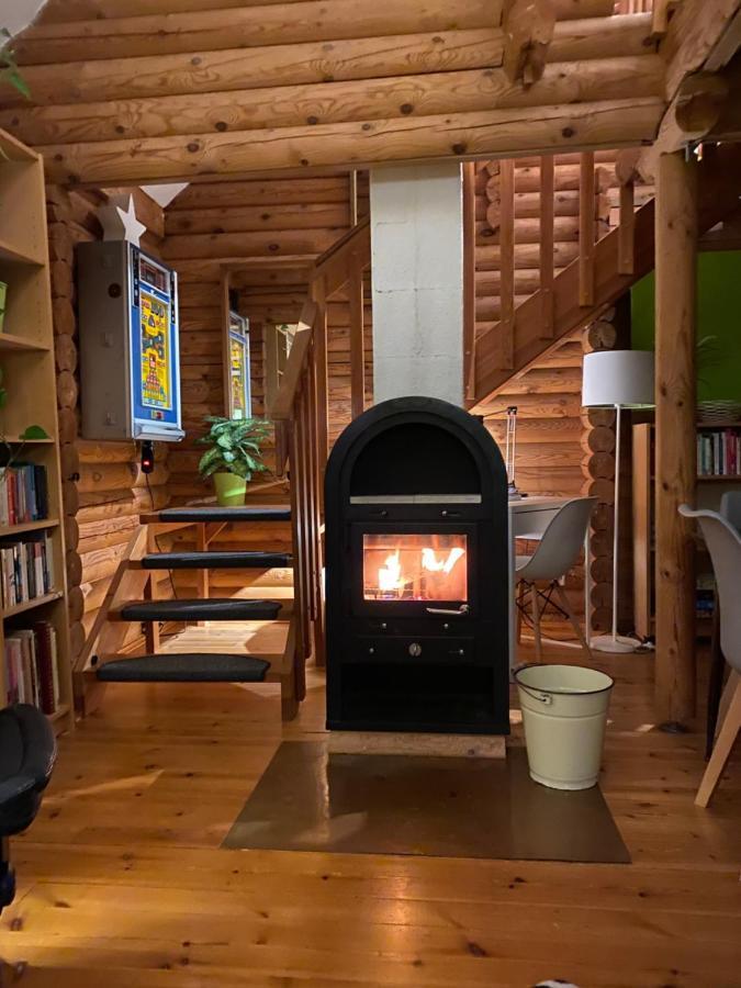 Eifel-Lounge Blockhaus Mit Kamin Garten Balkon Nahe Koeln Therme Bruehl Phantasialand Weilerswist Luaran gambar