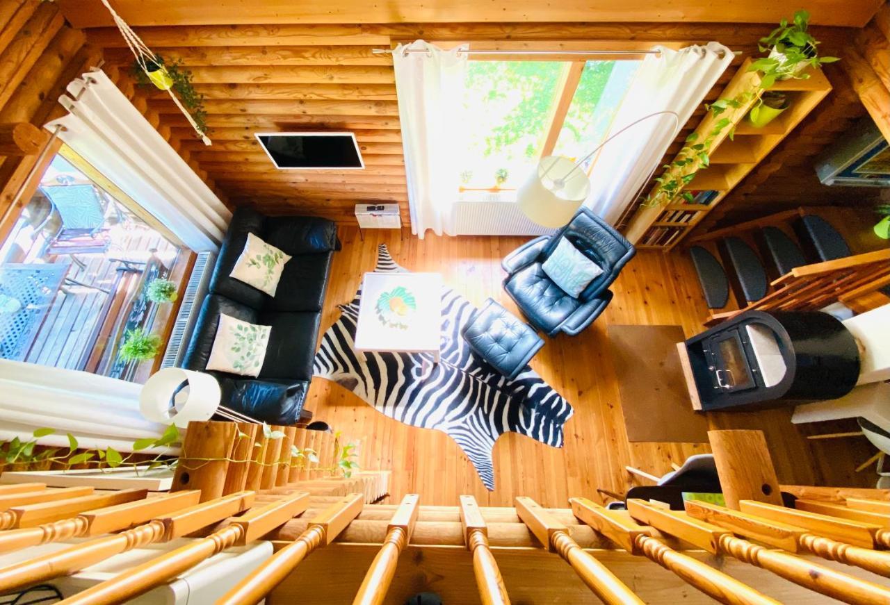 Eifel-Lounge Blockhaus Mit Kamin Garten Balkon Nahe Koeln Therme Bruehl Phantasialand Weilerswist Luaran gambar